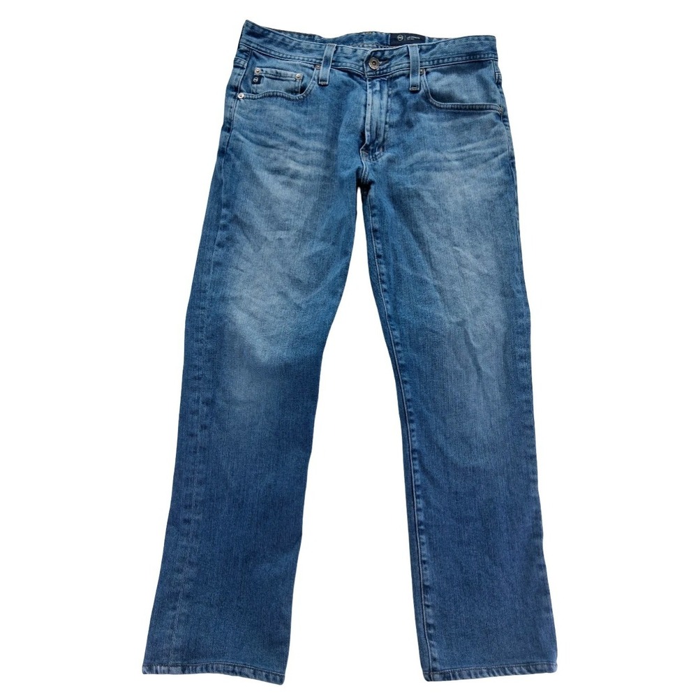 AG Adriano Goldschmied Everett Jeans Mens 31x32 (28) Blue Slim Straight Denim